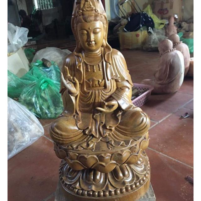Tượng phật bà quan âm gỗ thơm