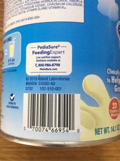 Sữa PediaSure Mỹ Date 10/2020