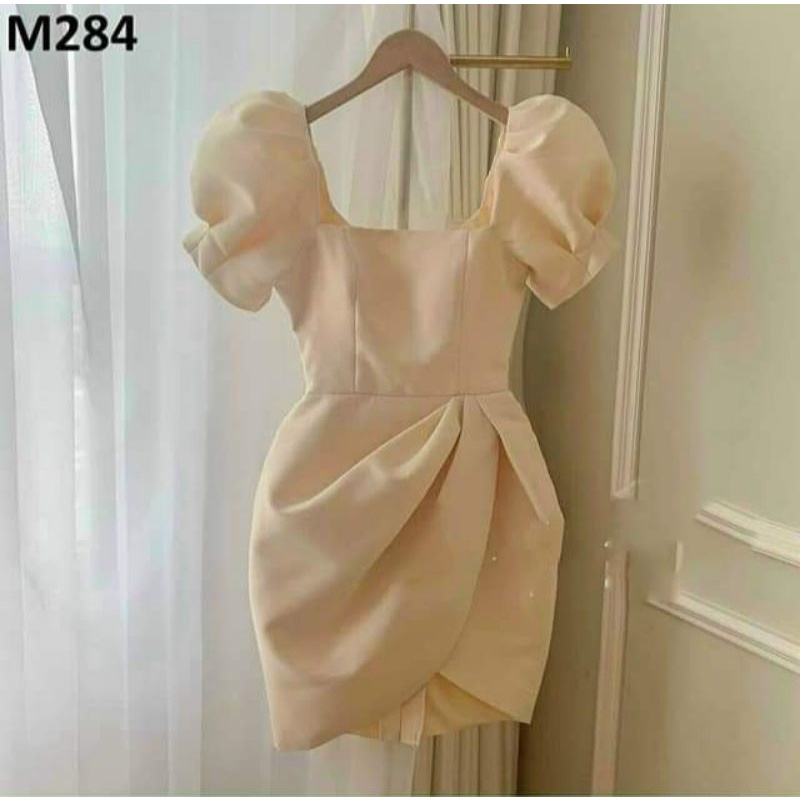 ĐẦM THIẾT KẾ TAY PHỒNG VẠT CHÉO