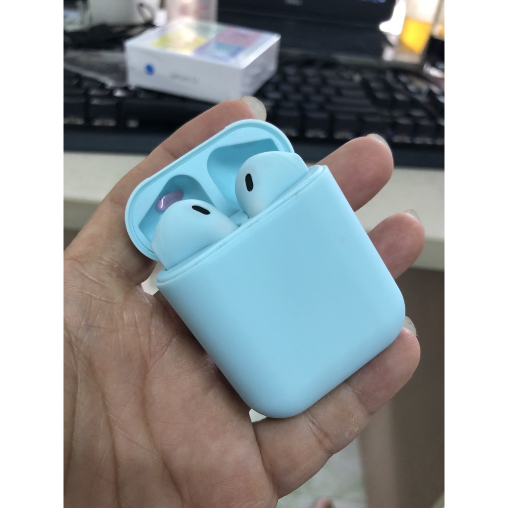 TAI NGHE BLUETOOTH INPODS 12 NHIỀU MÀU,  Kết nối bluetooth 5.0 ổn định,  Dock sạc tiện lợi, Âm thanh hay | BigBuy360 - bigbuy360.vn