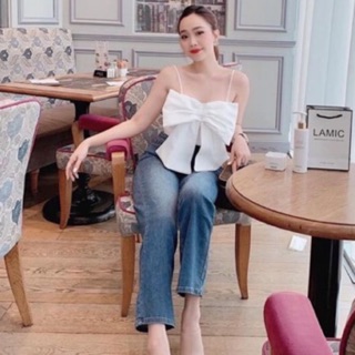 Áo 2 dây nơ ngực sexy