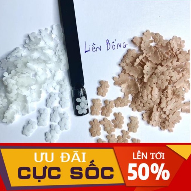 Hoa mai kép dán móng - Hoa bột nail