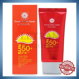 Kem Chống Nắng Trắng Da Toàn Thân Tenamyd Fresh White Sand Sunscreen Face & Body SPF50 50ml
