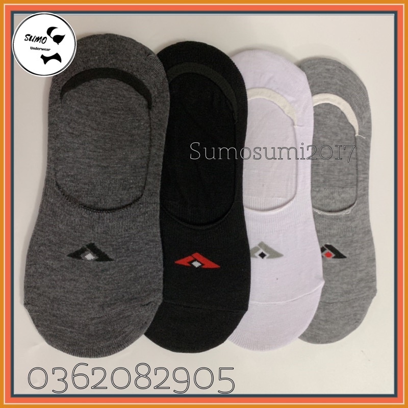 (vỉ 5 đôi) Tất/vớ hài nam kiểu nửa bàn T&amp;T vnxk, dệt 100% cotton thoáng mát, khử mùi hôi chân.