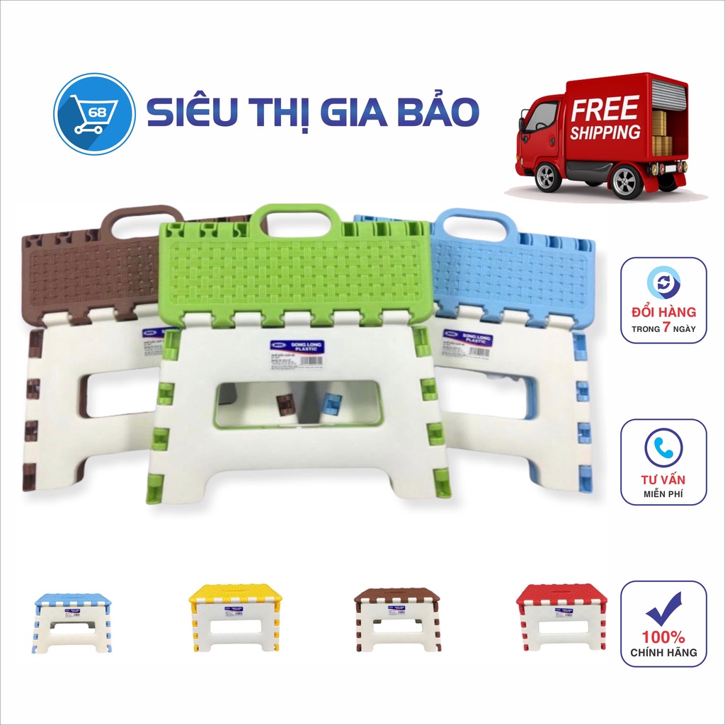 Ghế Nhựa Gấp Gọn Song Long Đẩu Bé thiết kế gọn nhẹ