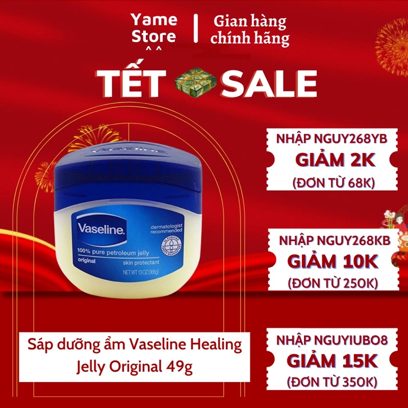 Sáp dưỡng ẩm Vaseline Healing Jelly Original 49g