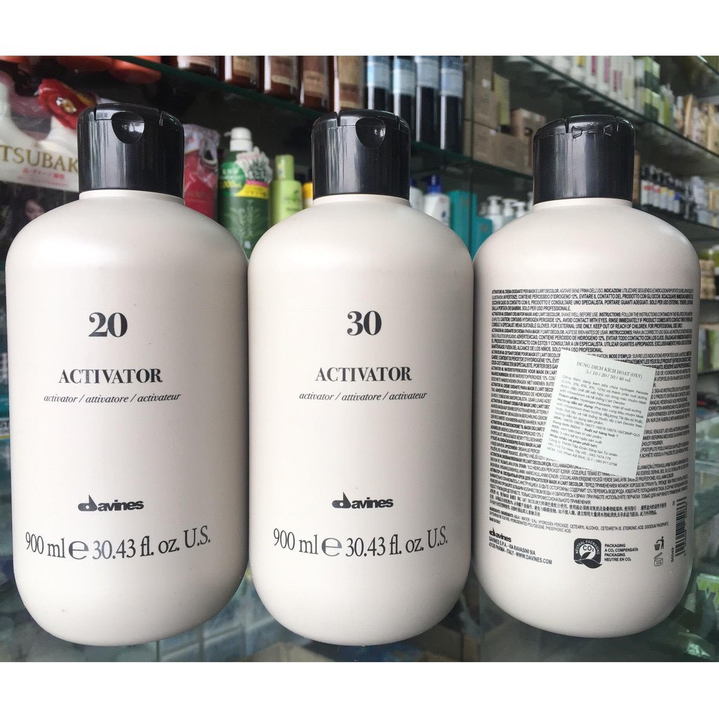 Trợ nhuộm tóc Davines, Oxy nhuộm tóc Davines chính hãng 900ml