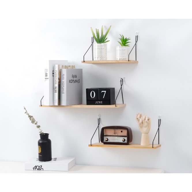 SET 3 KỆ treo tường trang trí nhà cửa, phòng khách, phòng ngủ, phòng làm việc