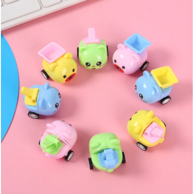 Đồ chơi cho bé Smart Toy xe chạy cót mini hình động vật nghộ nghĩnh dành cho trẻ trên 3 tuổi (ST14)