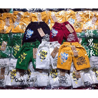 quần ngố kaki co dãn cho bé trai
