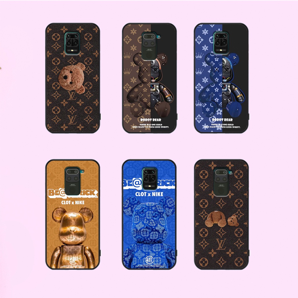 Ốp Redmi Note 9 - Note 9s - Note 9 Pro in hình gấu bearbrick thời trang. ốp lưng xiaomi note 9/9s/9pro chất lượng.