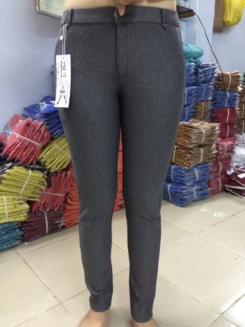 Quần cotton đẹp dây kéo