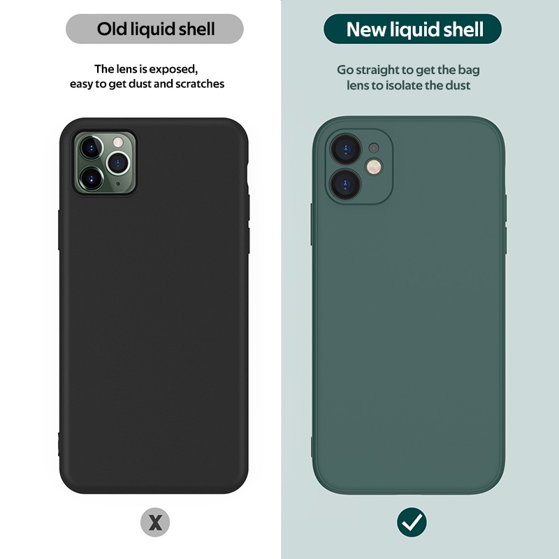 Ốp điện thoại TBTIC TPU dẻo chống sốc không thấm nước cho Iphone 12 11 Pro Max Se 2020 Xr X Xs Max 8 7 6 6s Plus