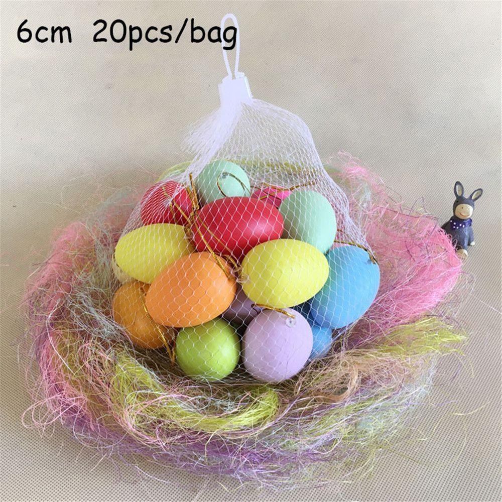 Set 10 / 20 Trứng Phục Sinh Nhiều Màu Trang Trí Thủ Công