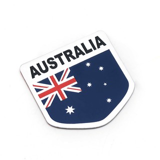 Miếng dán kim loại CỜ AUSTRALIA ( 5cm x 5cm )