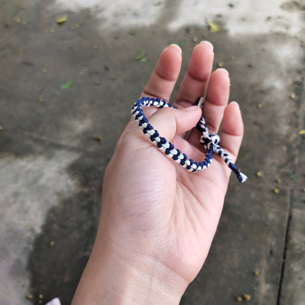 Vòng zigzag hai màu đơn giản