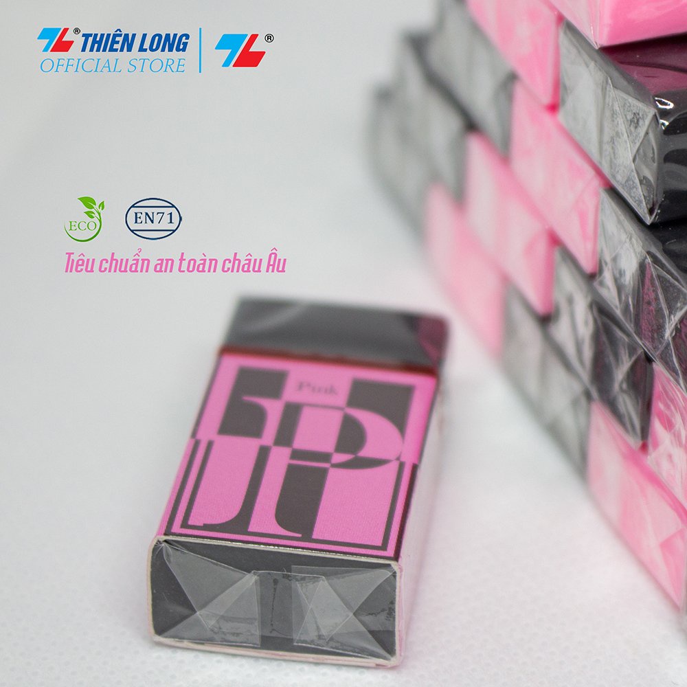 Gôm Thiên Long black and pink E-011