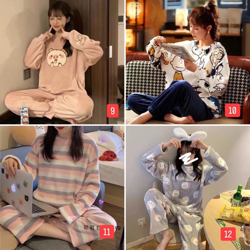 [Hàng order] - Bộ ngủ bông (Ảnh thật ở cuối) - NOTE TÊN FB VÀ SĐT ĐỂ TRẢ ĐÚNG MẪU | BigBuy360 - bigbuy360.vn