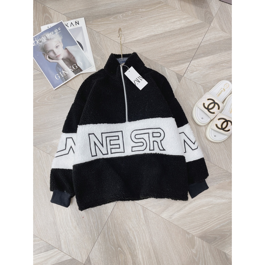 [ 𝐅𝐑𝐄𝐄 𝐒𝐇𝐈𝐏 ] ÁO LÔNG KHÓA CỔ CAN MÀU ĐEN TRẮNG