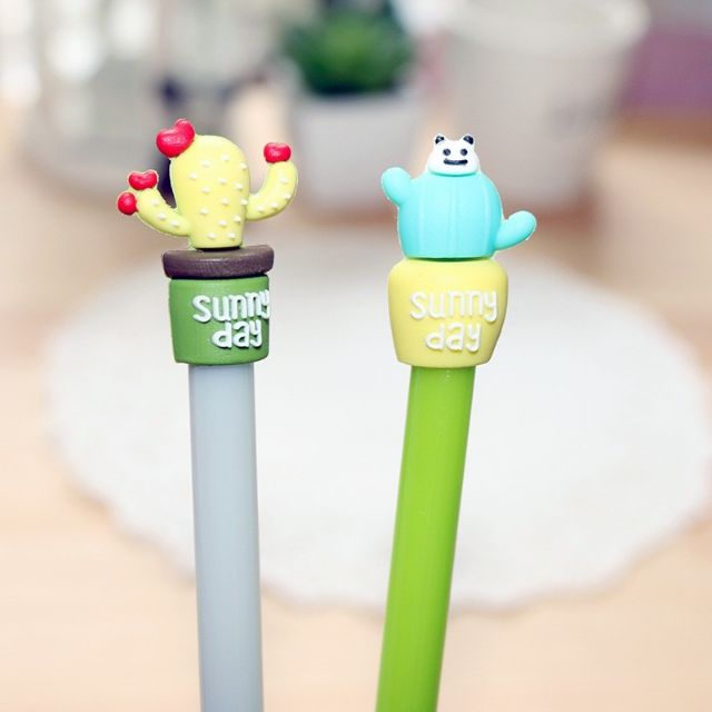 Bút Gel Nước Chậu Xương Rồng