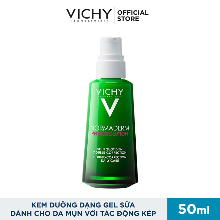 Bộ sản phẩm giảm mụn & phục hồi da Vichy Normaderm Phytosolution