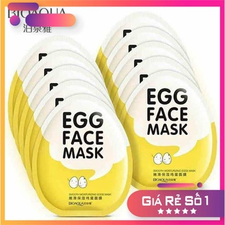 Mặt nạ hình trứng bioaqua egg face mask