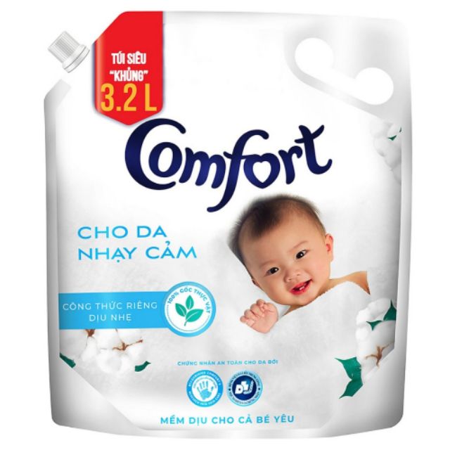 Nước xả vải Comfort 3.2l cho da nhạy cảm ( 3.2 lít)