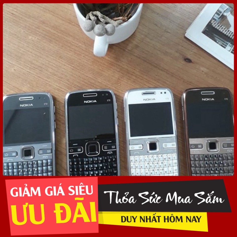 XẢ HÀNG TOÀN BỘ Điện Thoại Nokia E72 Wifi 3G Bảo Hành 12 Tháng Chơi Game online XẢ HÀNG TOÀN BỘ