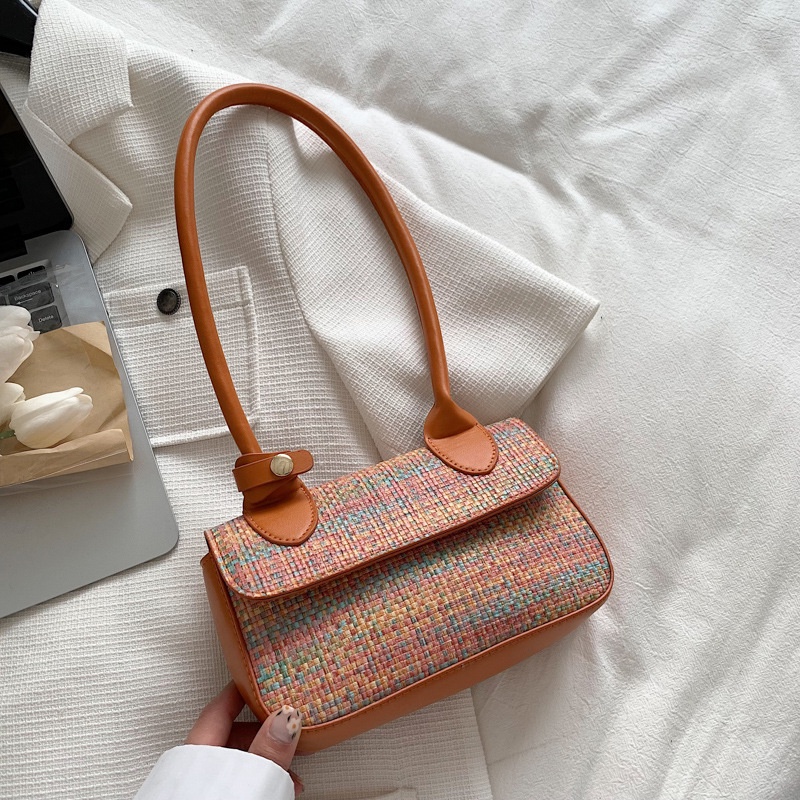 Túi Xách Đan Rơm Thời Trang Hàn Cho Nữ