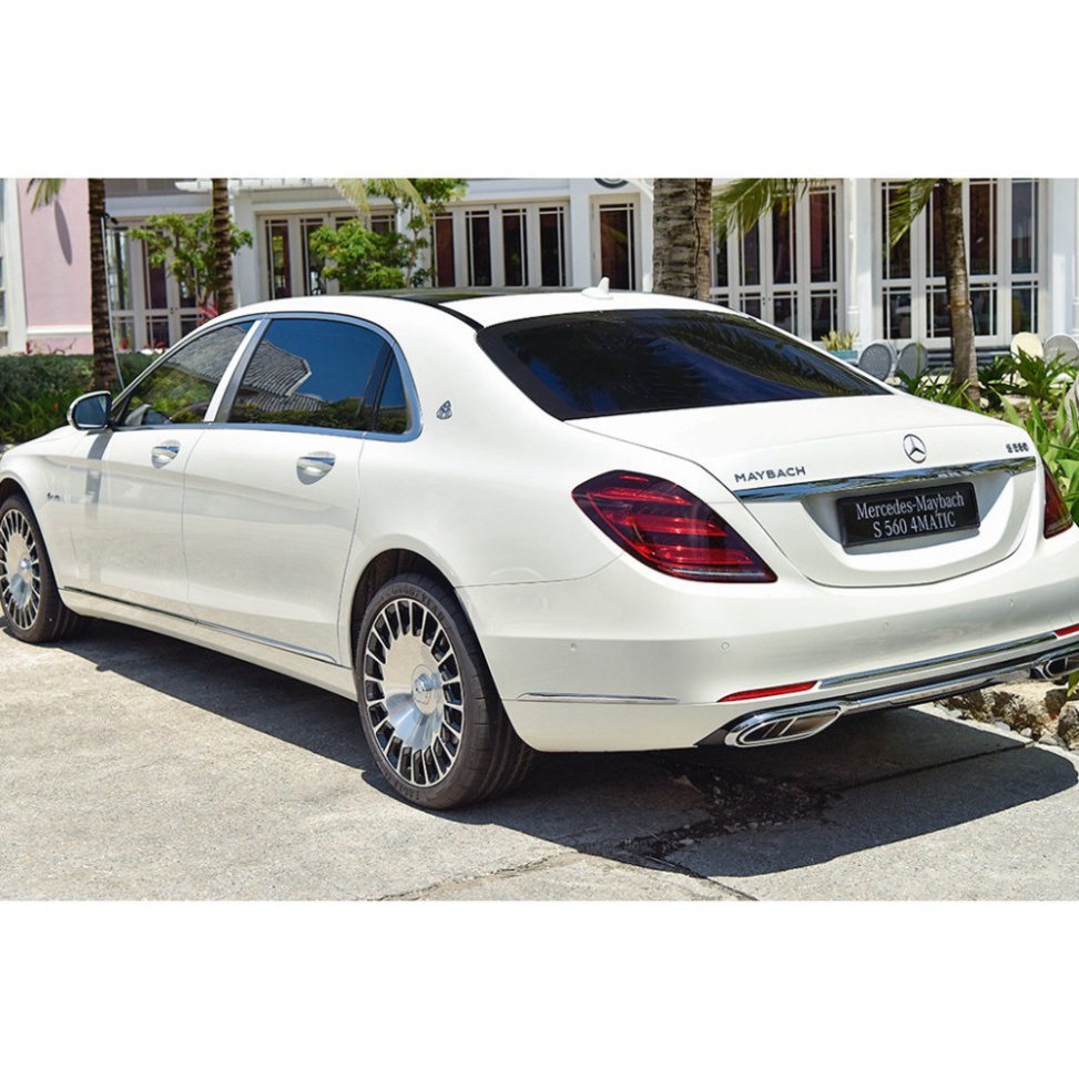 Sản Phẩm Decal tem chữ S560 dán trang trí đuôi xe ô tô Maybach (HÀNG LOẠI 1)