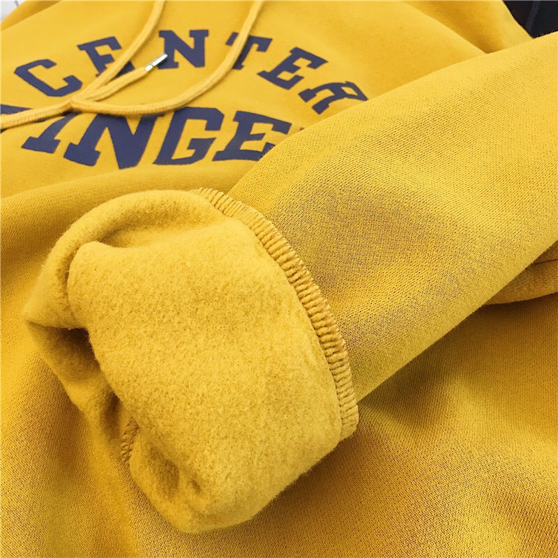 Áo hoodie nữ dài tay trong lót lông năng động trẻ trung phong cách ulzzang Hàn Quốc | BigBuy360 - bigbuy360.vn