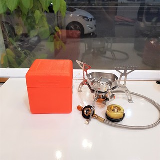 Bếp ga xếp gọn chống gió cắm trại dã ngoại