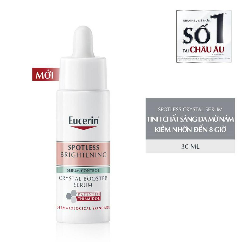 Tinh chất giảm thâm nám kiểm soát nhờn Eucerin Spotless Brightening Crystal Booster Serum 30ml TẶNG Tẩy trang 400ml