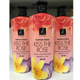 Dầu gội nước hoa elastine kiss the rose 600ml