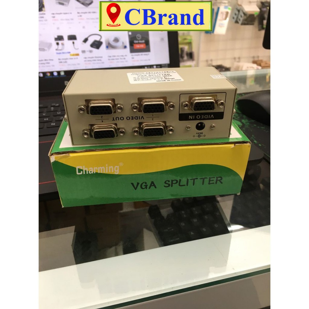 Bộ Chia VGA 1 Ra 4⚡️Hàng Chuẩn Chất Lượng. Bảo Hành 6 Tháng⚡️C.Brand