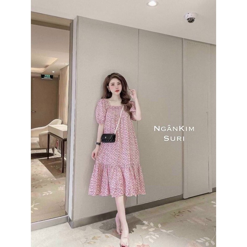 [Siêu Hot] Váy Hoa Thô 2 Màu Đuôi Cá, Đầm Hoa Nhí Dáng Suông Siêu Xinh Có Ảnh Thật Kèm Video | BigBuy360 - bigbuy360.vn