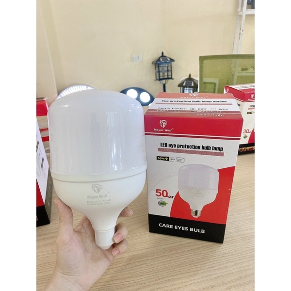 🌼🌺🌸 Đèn led bulb trụ điện 220V chính hãng Mayor Wolf 🌼🌺🌸