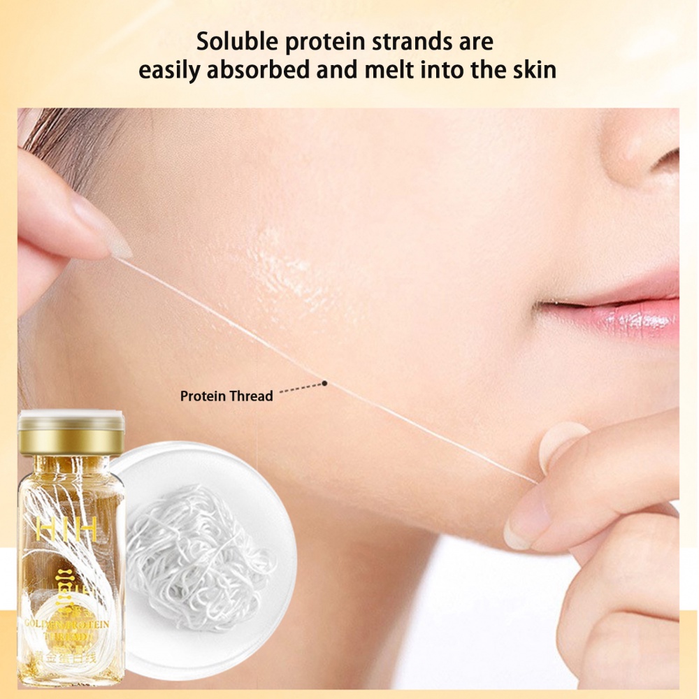 Set 20 Cuộn Chỉ Protein Lụa Đắp Mặt Nạ Dưỡng Ẩm Sâu Làm Săn Chắc Da Giảm Nếp Nhăn