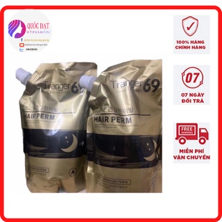 Uốn tóc siêu khoẻ uốn nóng Tranger 69 dạng túi 1000ml