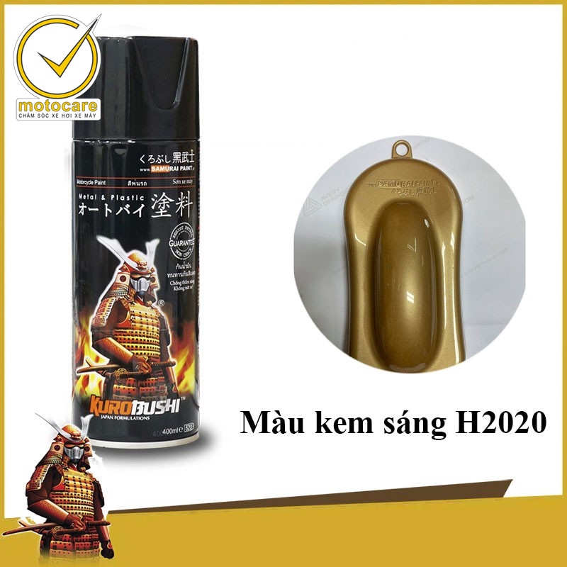 Chai Sơn xit Samurai H2020 màu kem sáng _Scopy Light