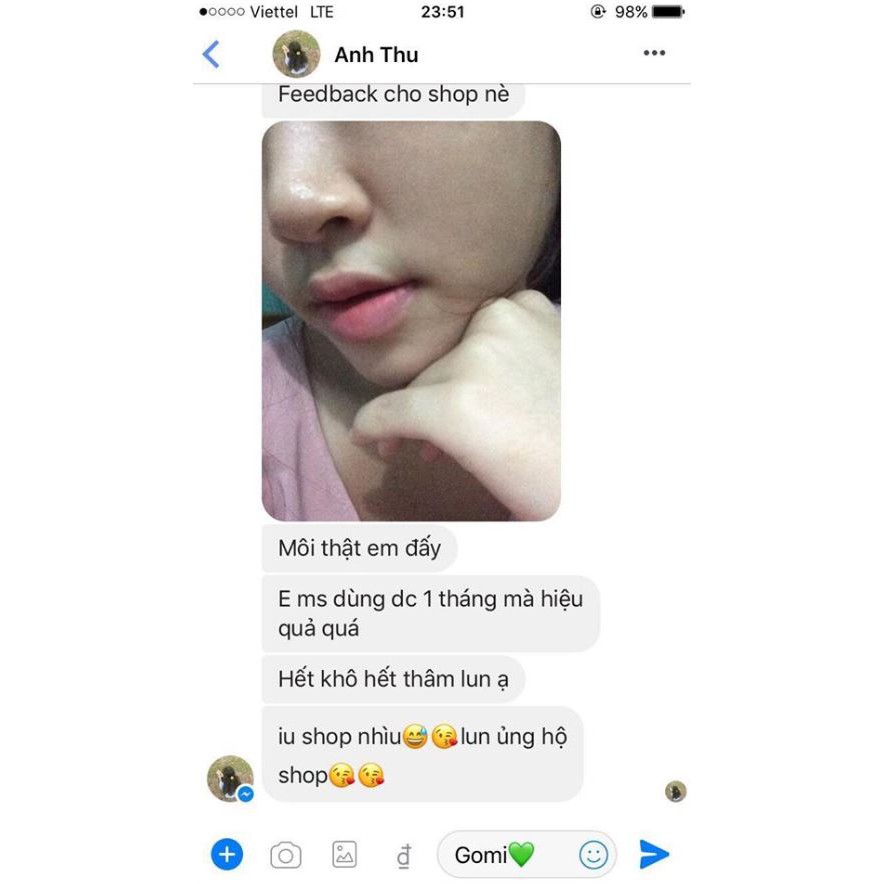 Tẩy tế bào chết môi cho môi căng mịn hồng tự nhiên Gomi | BigBuy360 - bigbuy360.vn