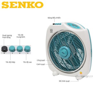 Quạt hộp senko bd1012 - hàng chính hãng