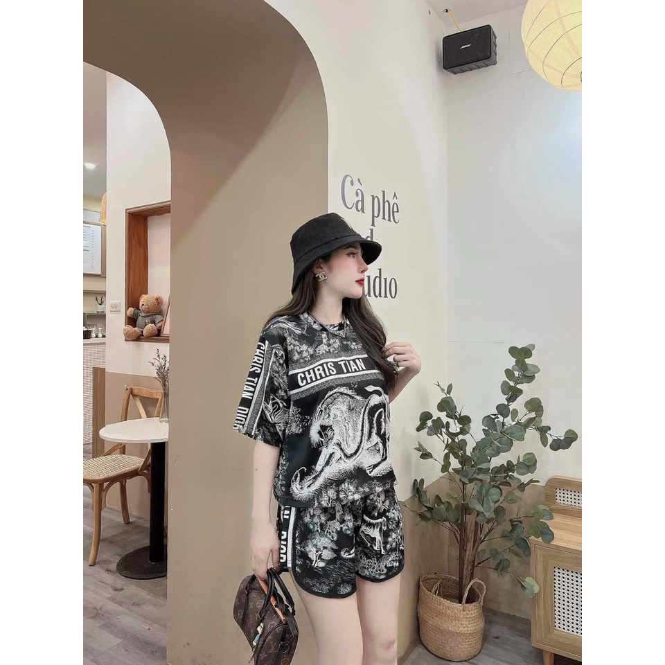 BỘ SHORT IN THÊU 3D CAO CẤP TT025 _HÀNG XUẤT NHẬT-HÀN