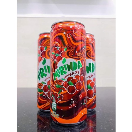 Thùng 24 Lon Mirinda Xá Xị 320ml- Bao Bì mới
