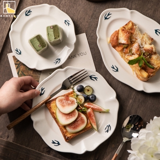 Banfang đĩa đựng thức ăn tráng miệng hình con chim phong cách nhật bản