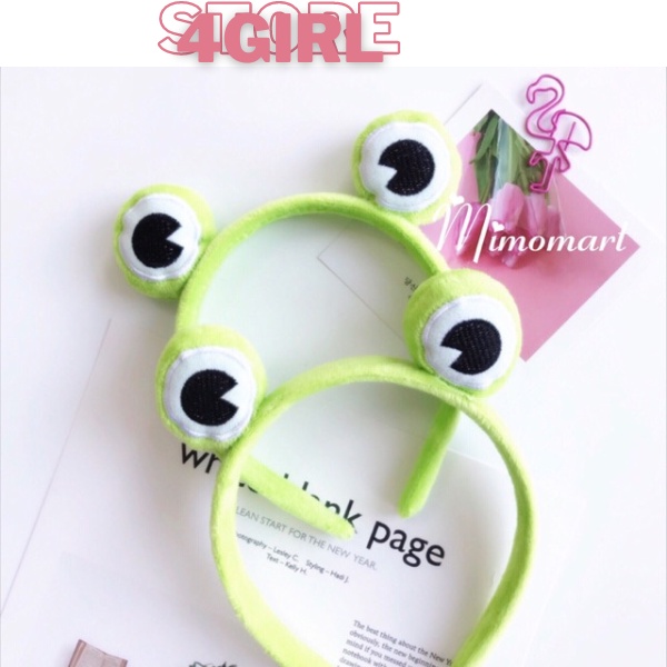 Băng đô cài tóc chú ếch xanh cute mang phong cách Hàn Quốc trẻ trung Store4girls
