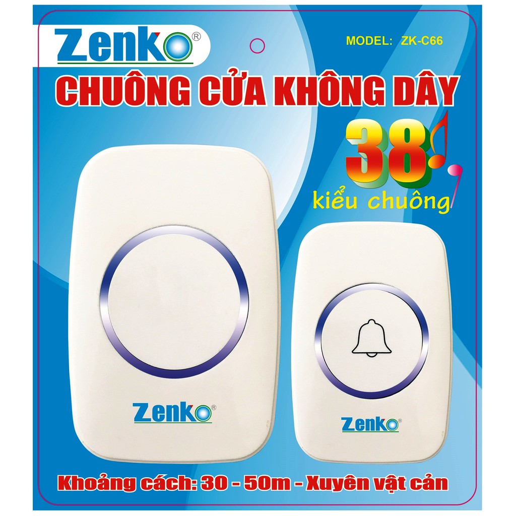 Chuông cửa không dây Zenko ZK-C66