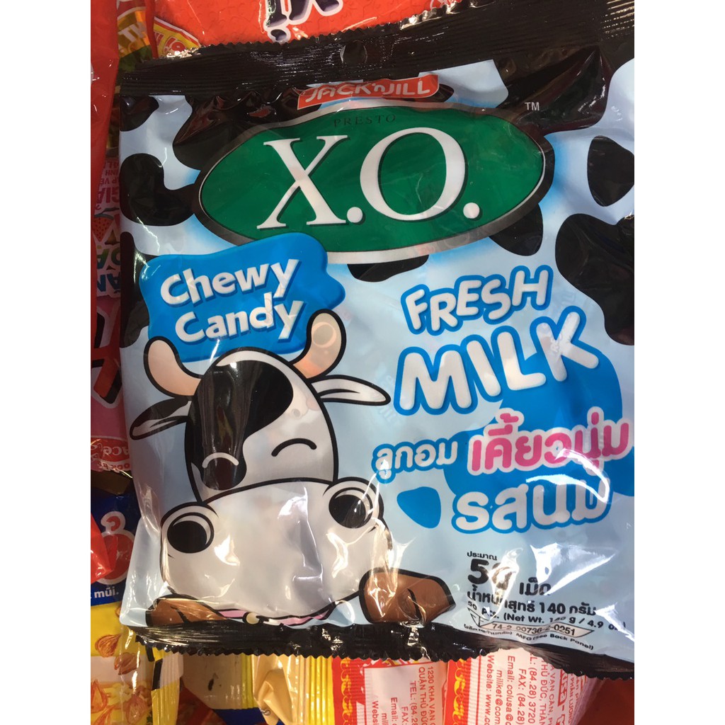 Kẹo sữa mềm XO Fresh Milk 140gr