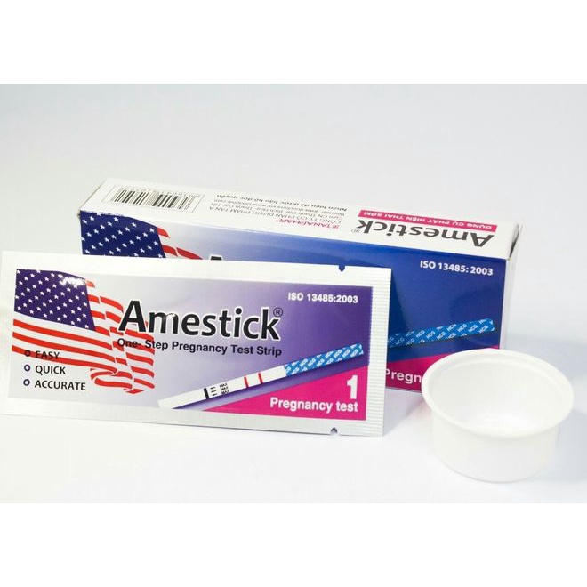 Que thử thai Amestick test thử thai nhanh và chính xác
