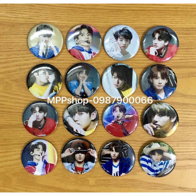 Combo 5 huy hiệu JUNGKOOK -BTS